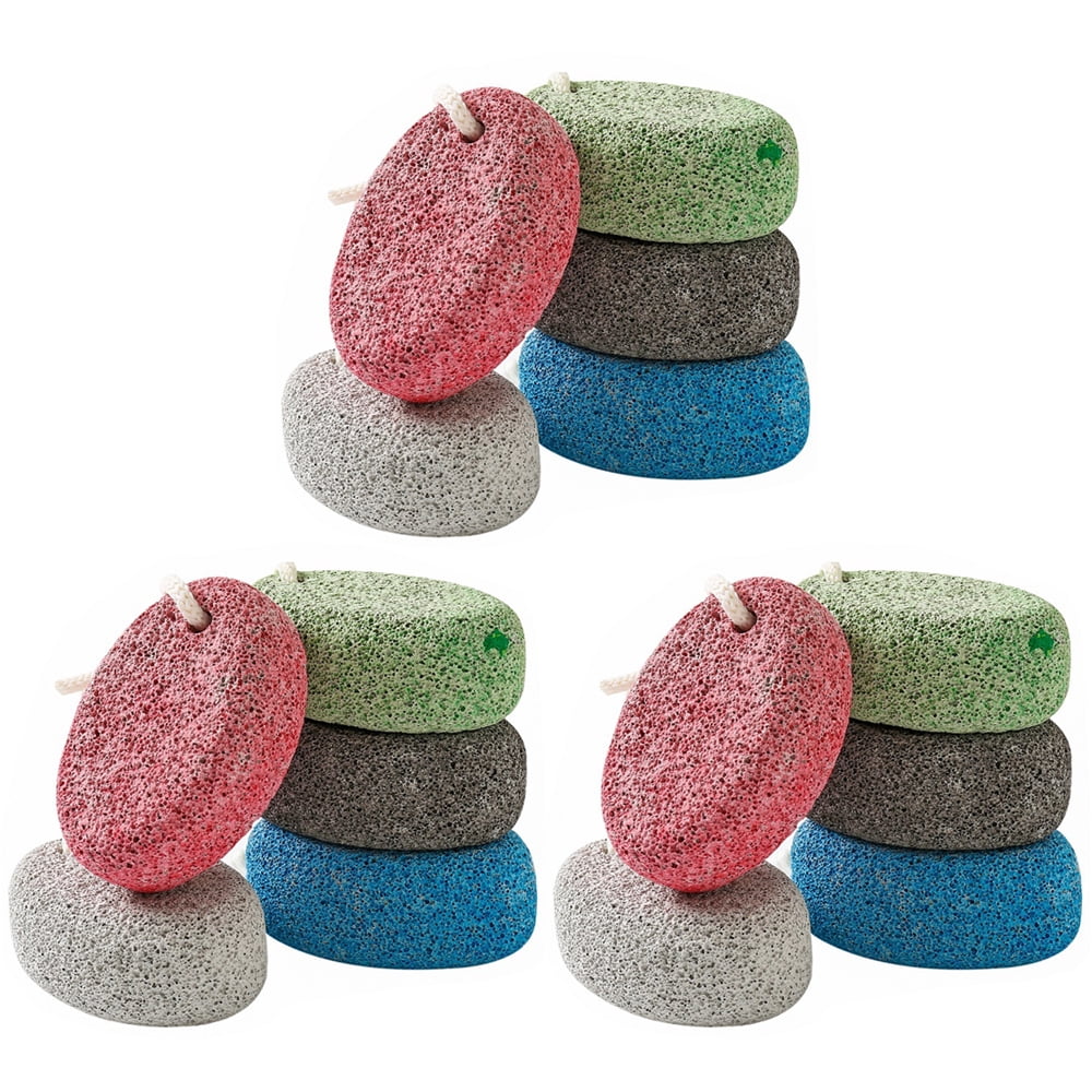 Natural Foot Pumice Stone for Feet, 2-Pack Lava Pedicure Tools Hard Skin Callus Remover for Feet and Hands-quantity:15 pieces;