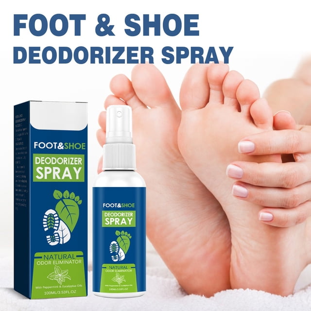 Natural Foot Spray & Shoe Deodorizer Spray Shoe Spray for Smelly