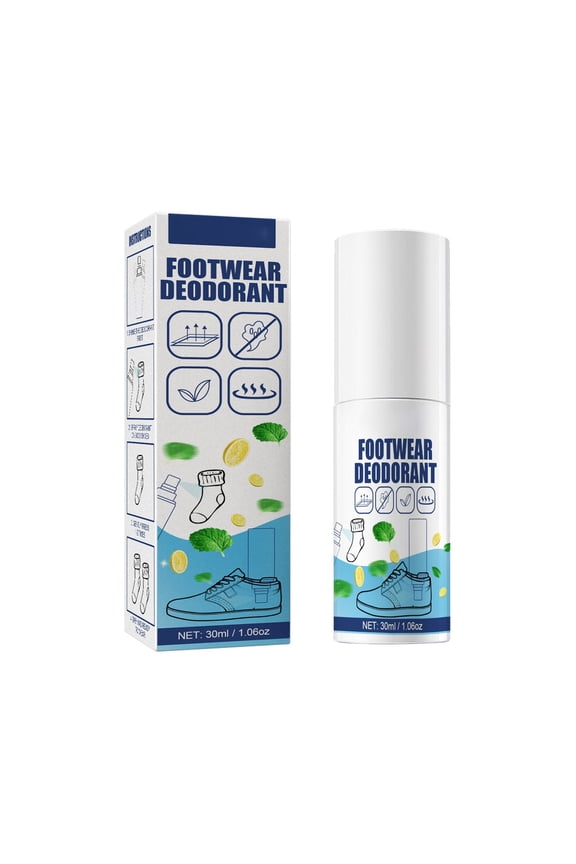 Natural Foot and Shoe Deodorizer Spray, Deodorant and Odor Eliminator for Smelly Feet, Smell Remover, formulated with Essential Oils Multicolor