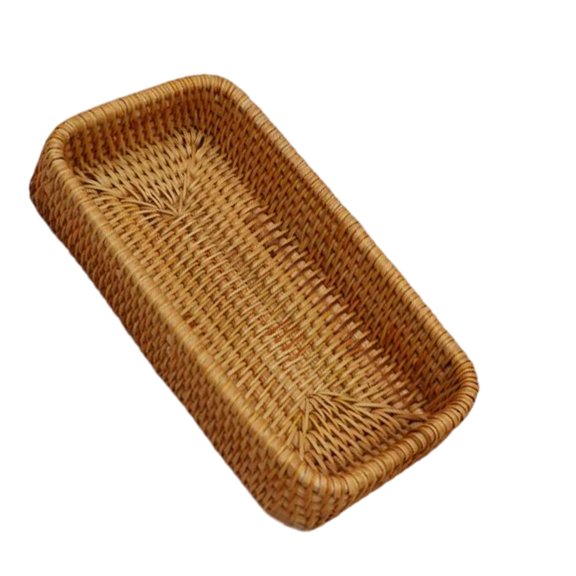 Natural Fruit Basket Bread Storage Bin Ventilated Design For Kitchen Living Room Home Organization