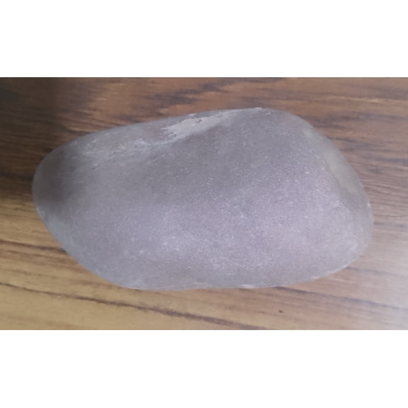 Natural Ganga River Pebble Stone, 4 Inch Smooth Oval River Rock, Hand-Selected Decorative Stone from Rishikesh Region, India, 353 g, Brown
