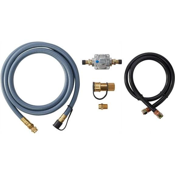 Natural Gas Conversion Kit, Eliminates Propane Refills, Compatible with All Gas Grills, Griddles and Pizza Ovens