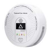 Natural Gas Detector CH4, Combustible Gas Methane Alarm Battery Powered with Light & Audible Indicator,Gas Monitor Sensor for Home RV Kitchen Apartment Safety (Battery included)