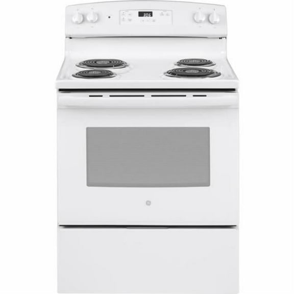 Natural Gas Electric Range, White