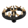 thumbnail image 1 of Natural Gas Jet Burner, 23 Tips G1/2 Round Shape Nozzle Jet Natural Gas Cast Iron Body with Brass Tips for Chinese Wok Range Grilling Stir Fry 126,500 BTU/HR, 1 of 17