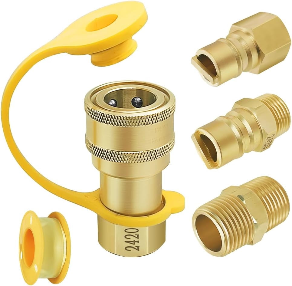 Natural Gas Quick Connect Fittings, 1/2