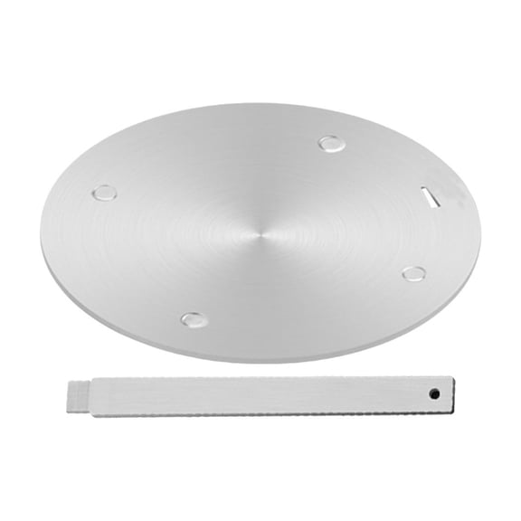 Natural Gas Stove Anti Burning Thermal Conductive Plate,Heat Conductive Plate Natural Stove Burner Non Blackening Pot Heating Plate Defrosting Plate Induction Cooker Use Removable Handle Household