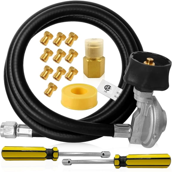 Natural Gas to Propane Conversion Kit for 670/660/650/470/460/450, with 5FT Propane Regulator Hose.