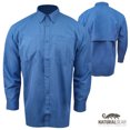 thumbnail image 1 of Natural Gear Intracoastal L/S Fishing Shirt (S)- Blue, 1 of 1