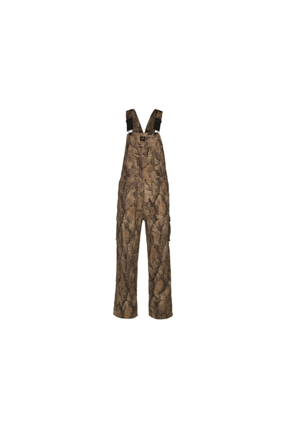 Men's Ripstop Stretch Fit Bibs Natural Gear Camo Medium