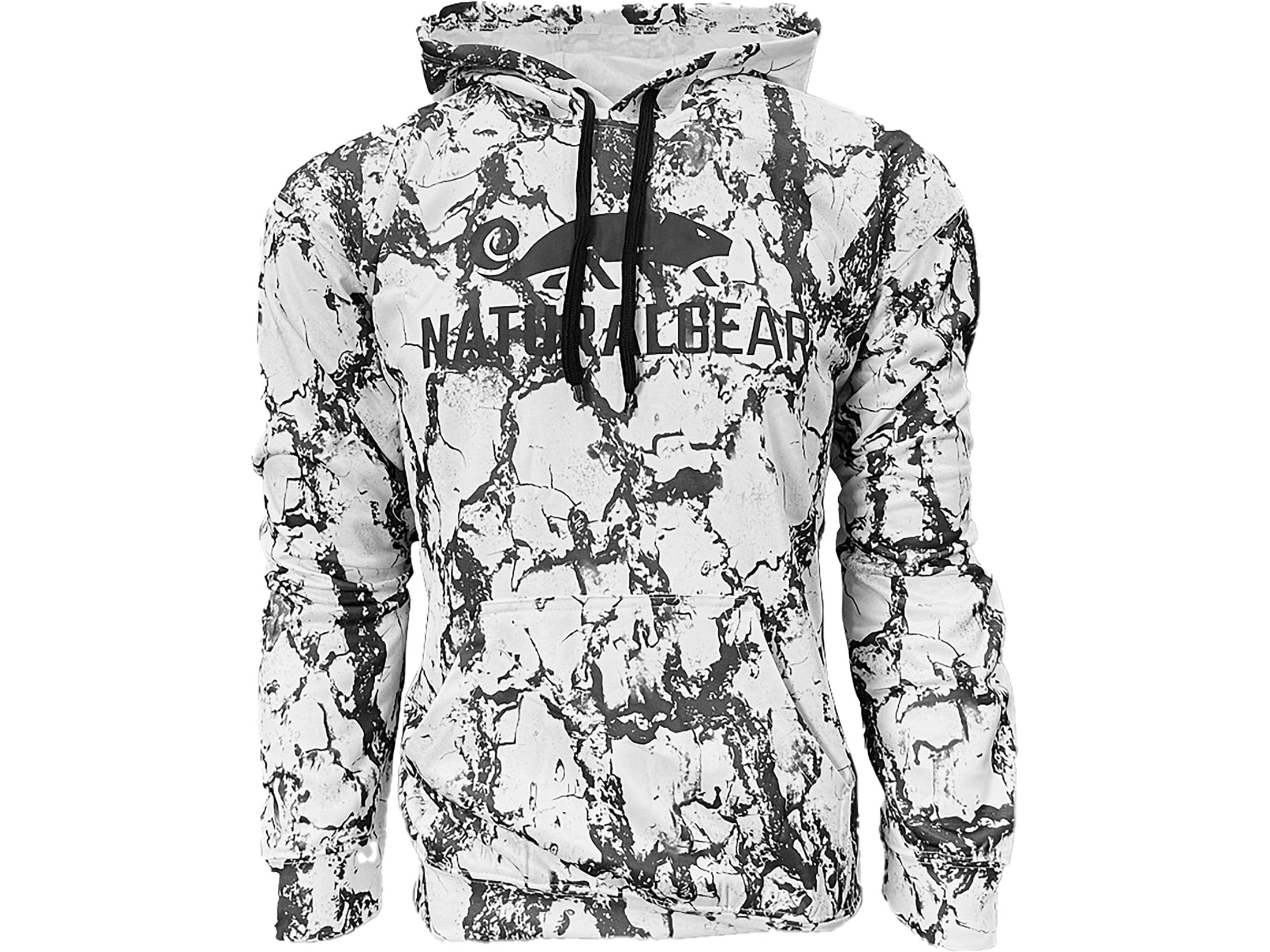 Natural Gear Men s Snow Hoodie Polyester Snow Camo XL