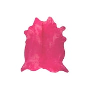 Natural Geneva Cowhide Rug | Soft pink | 5'x7'