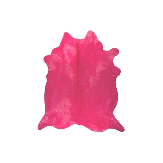 Natural Geneva Cowhide Rug | Soft pink | 5'x7'