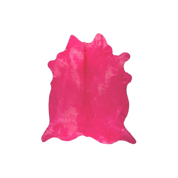 Natural Geneva Cowhide Rug | Soft pink | 6'x7'