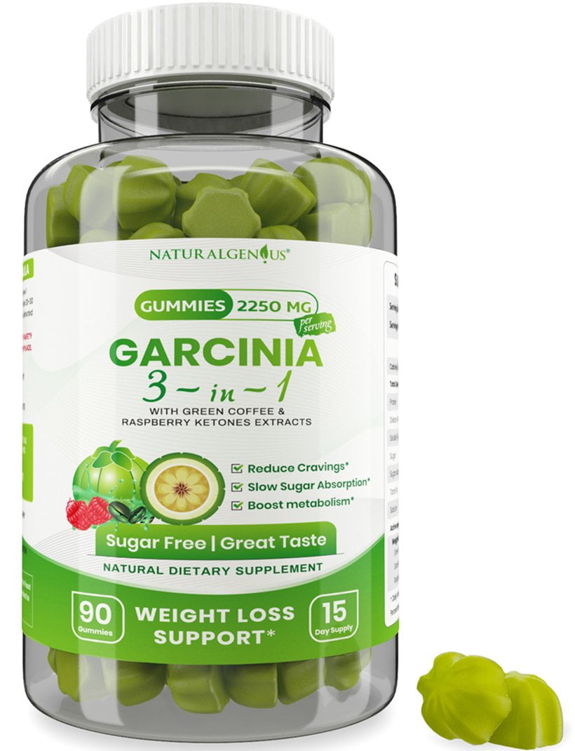 Natural Genius Garcinia Cambogia Gummies, Appetite Suppressant with