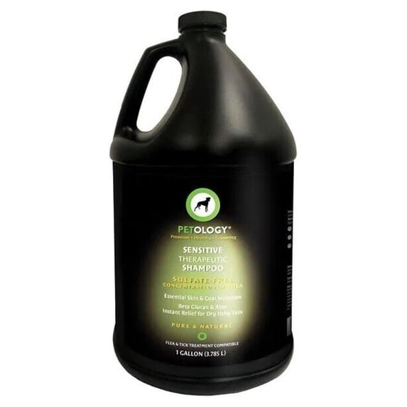 Natural Gentle Sulfate free Botanical Dog Shampoo Plant Based Moisturizing Scent (Sensitive Therapeutic)