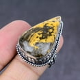 thumbnail image 1 of Natural Gila Monster Gemstone Handmade 925 Sterling Silver Ring Size 8, 1 of 2