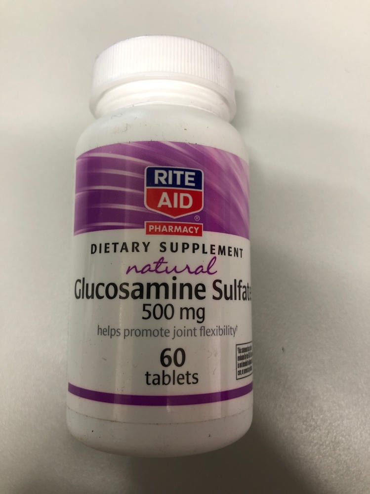 Natural Glucosamine Sulfate 500 Mg 60 Tablets Rite Aid