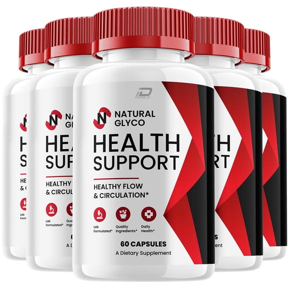 Natural Glyco Capsules – NaturalGlyco All Natural Glycogen Support, 5 Pack, 300 Capsules
