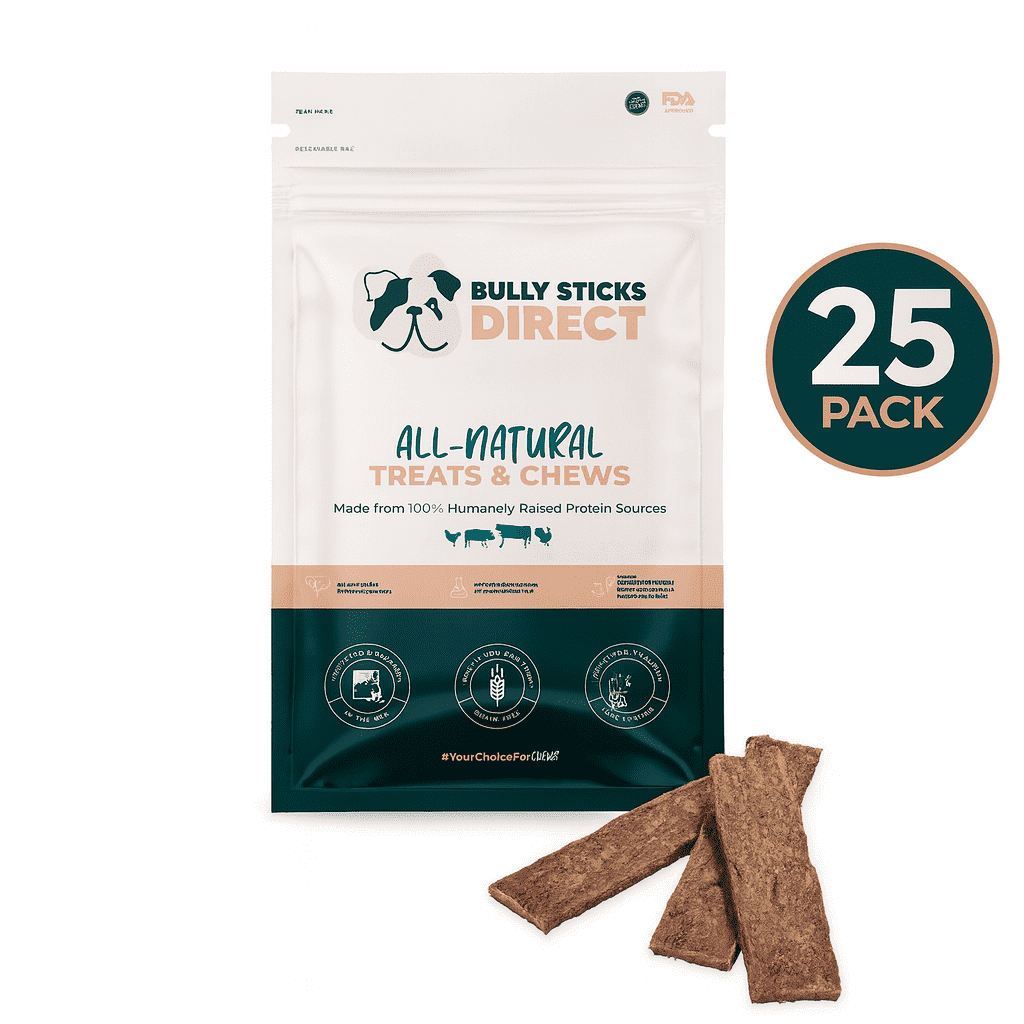 Natural Goose (Geese) Meat Strips Dog Treats - 25 Pack