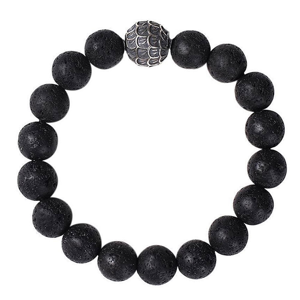 HZHRony Natural Gemstone Stretch Bracelet – 8mm Healing Crystal Beads, Unisex, 7 Inch, Gift Ready With Pouch