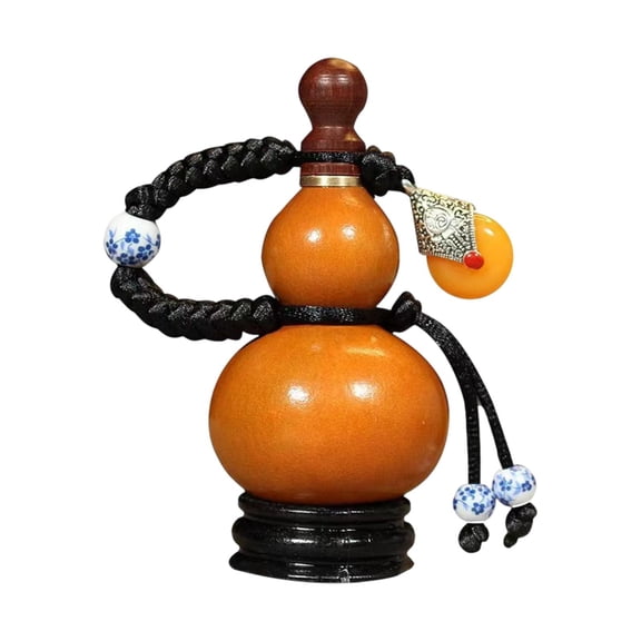 Natural Gourd Beverage Container Water Bottle Role Playing Props for Daily Drinking Use Outdoor Housewarming Symbolize Bring In Wealth and Treasure