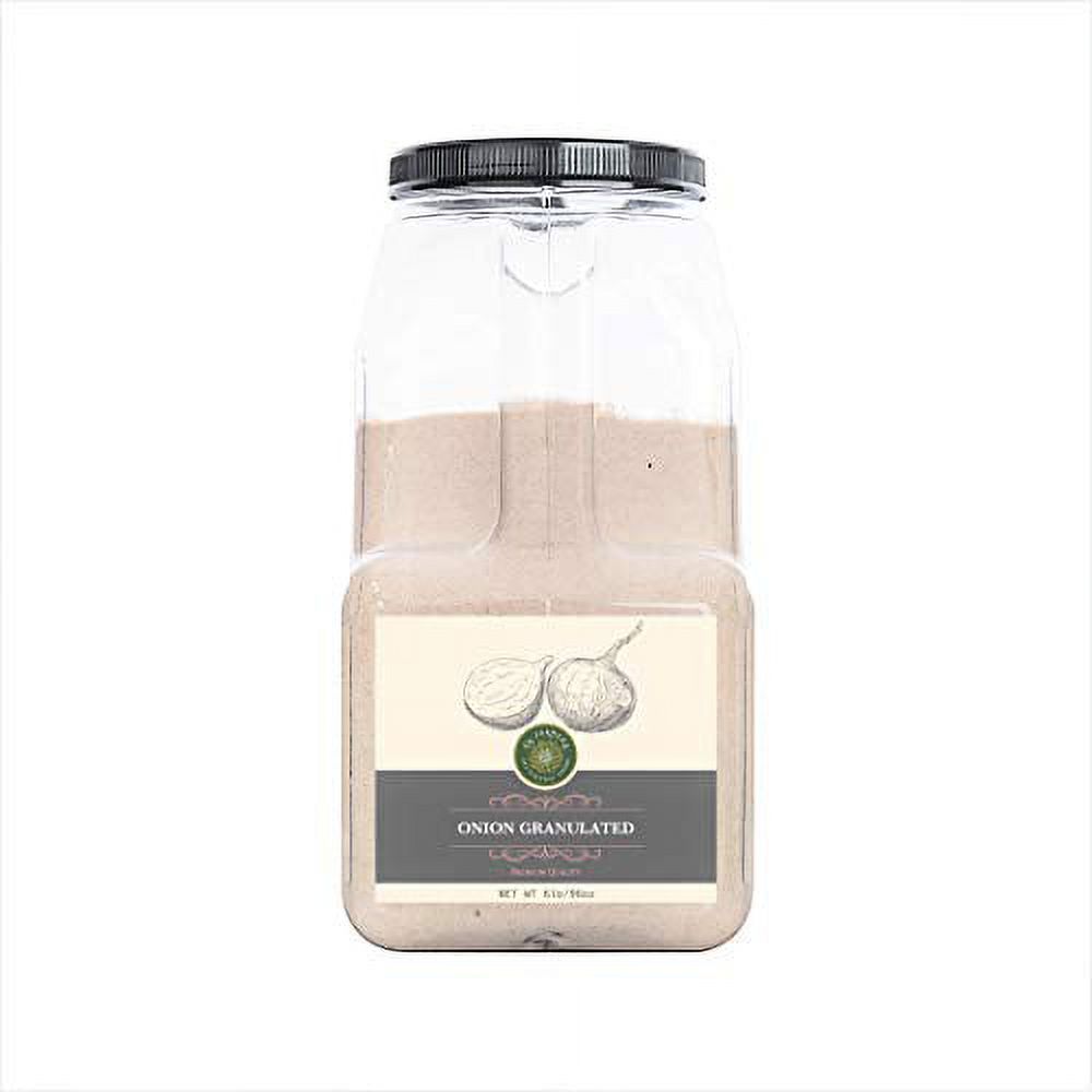 Natural Granulated Onion in Jar, 6 LB