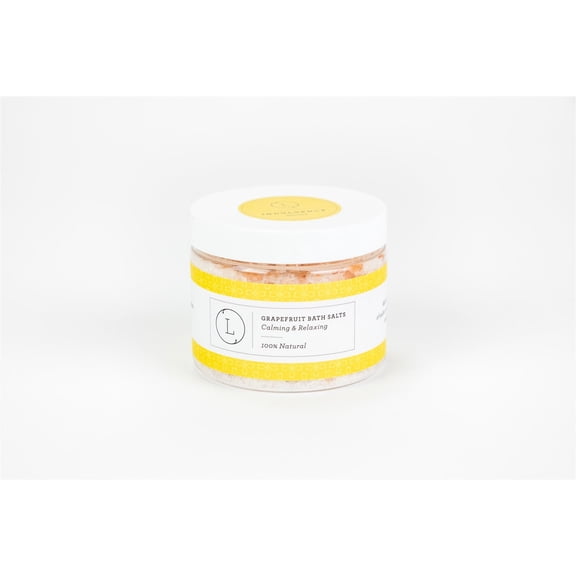 Natural Grapefruit Bath Salts Soak – Dead Sea, Himalayan & Epsom Bath Salts with Grapefruit Essential Oil for Relaxation, Detox & Spa Bath, 9 oz