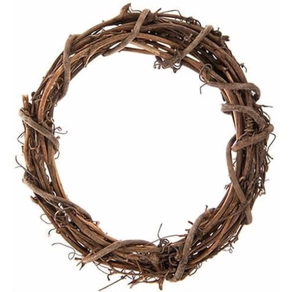 Natural Grapevine Miniature Wreath - 6 Inch Diameter - Set of 4