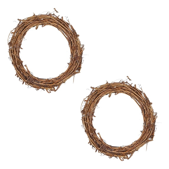 Natural Grapevine Wreath Ring - DIY Craft Vines Base Roll for Rustic Summer Fall Christmas Wreath Door Garland Home Wedding Party Decor Gift Hanging Decor Supplies