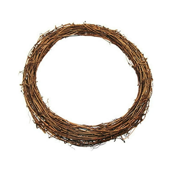 Natural Grapevine Wreaths, Vine Branch Wreath, Rattan Wreath for DIY Craft, Front Door Wall Hanging, Wedding, Party & Easter Decors,6Inch