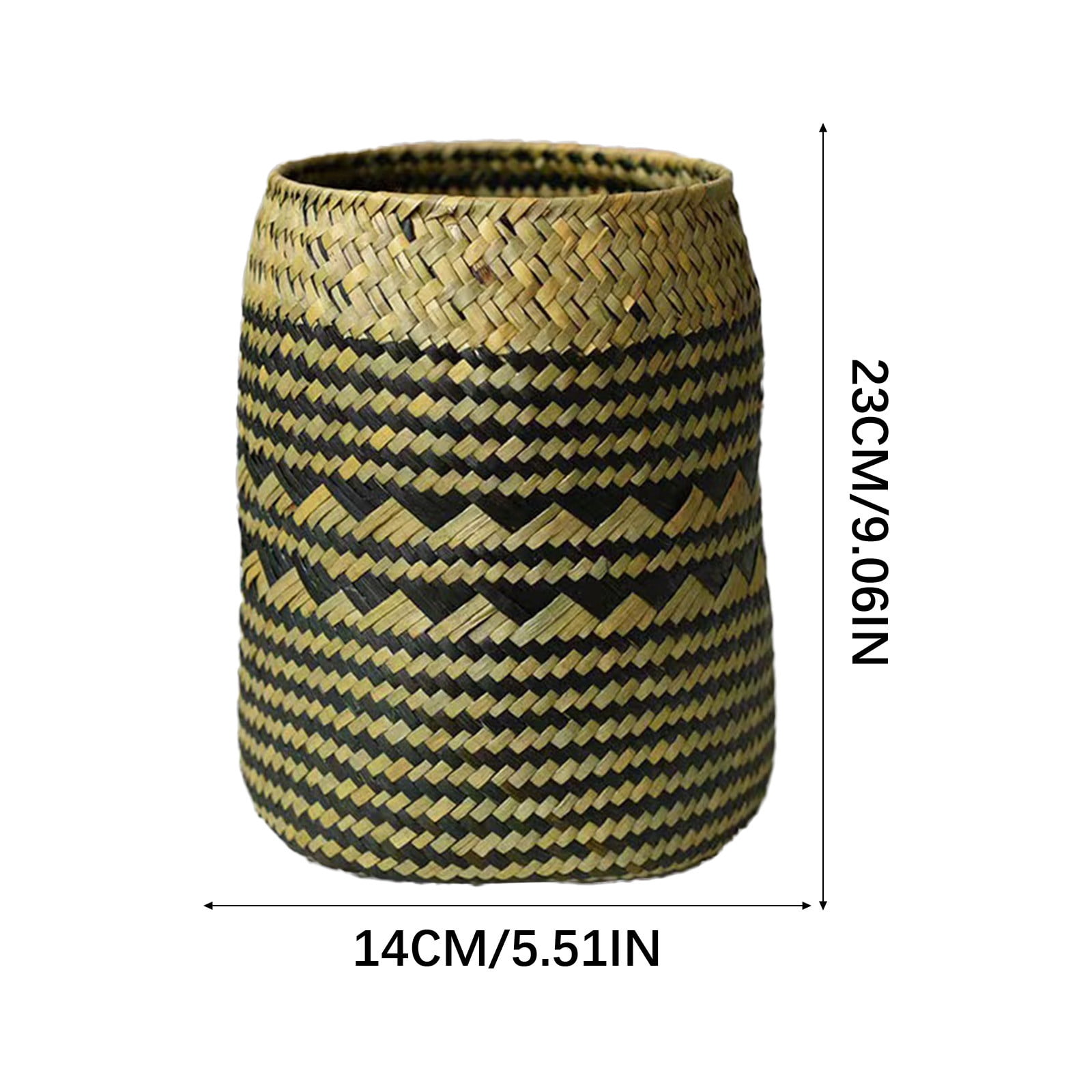 Natural Grass Woven Flower Baskets Flower Vases Ears Barley Decorative