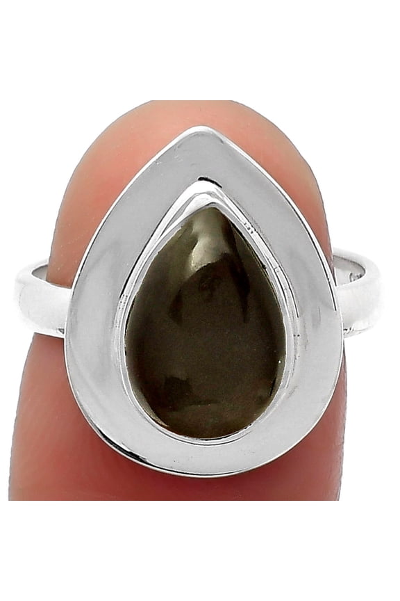 Natural Gray Moonstone 925 Sterling Silver Ring s.7 Jewelry R-1082 SDR159174