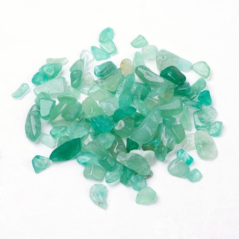 Natural Green Aventurine Beads Chip Tumbled Stone No Hole/Undrilled 4~11x4~9mm about 4672pcs/1000g