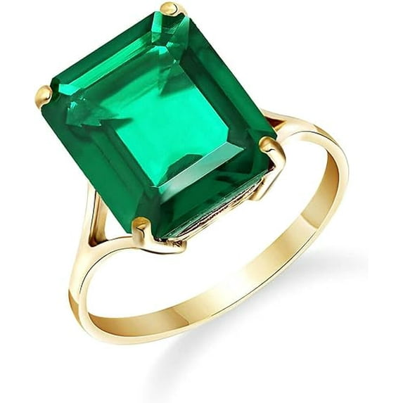 Natural Green Emerald Men's Ring 925 Sterling Silver Band Handmade Wedding Gift.