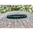 thumbnail image 1 of Natural Green Goldstone 8mm Round Shape Smooth Cut Beads Stretchable Bracelet for Men & Women., 1 of 2