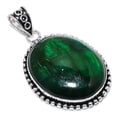 thumbnail image 1 of Natural Green Labradorite Gemstone 925 Sterling Silver Pendant 2.36", 1 of 2
