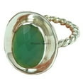 thumbnail image 1 of Natural Green Onyx Gemstone Checker Ring, Solitaire Ring, Delicate Ring, Promise Ring, Proposal Ring, Friendship Gifts, Beautiful Ring, Mothers Day Gifts, Bridesmaid Gifts (green-onyx, Size 7), 1 of 3