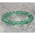 thumbnail image 1 of Natural Green Strawberry Quartz 8mm Round Shape Smooth Cut Beads Stretchable Bracelet for Men & Women., 1 of 2