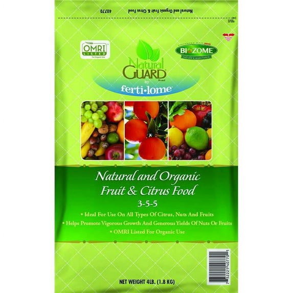 Natural Guard 440770 4 lbs 3-5-5 Organic Fruit & Citrus Food