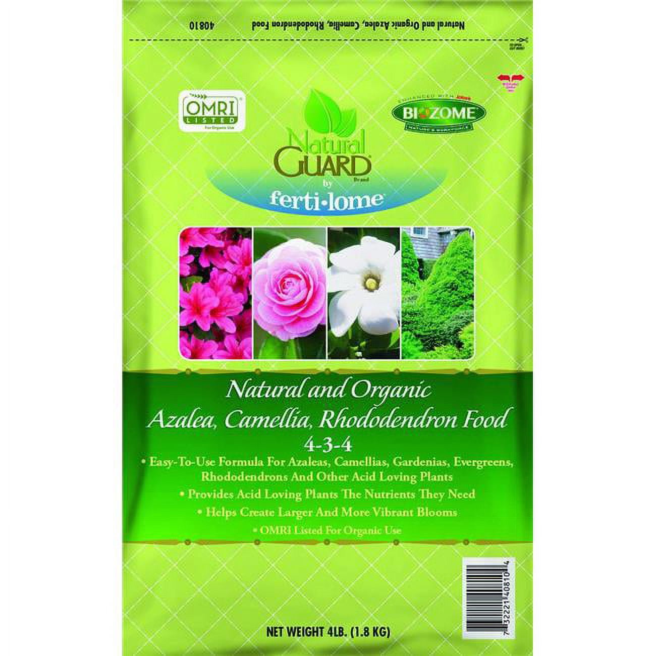 Natural Guard 440810 4 lbs 5-4-3 Organic Azaela, Camellia ...