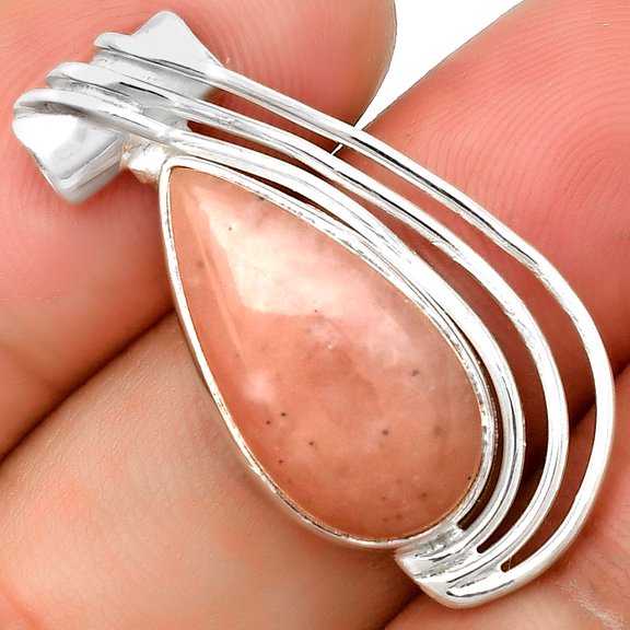 Natural Guava Quartz - Brazil 925 Sterling Silver Pendant Jewelry P-1432 SDP132806