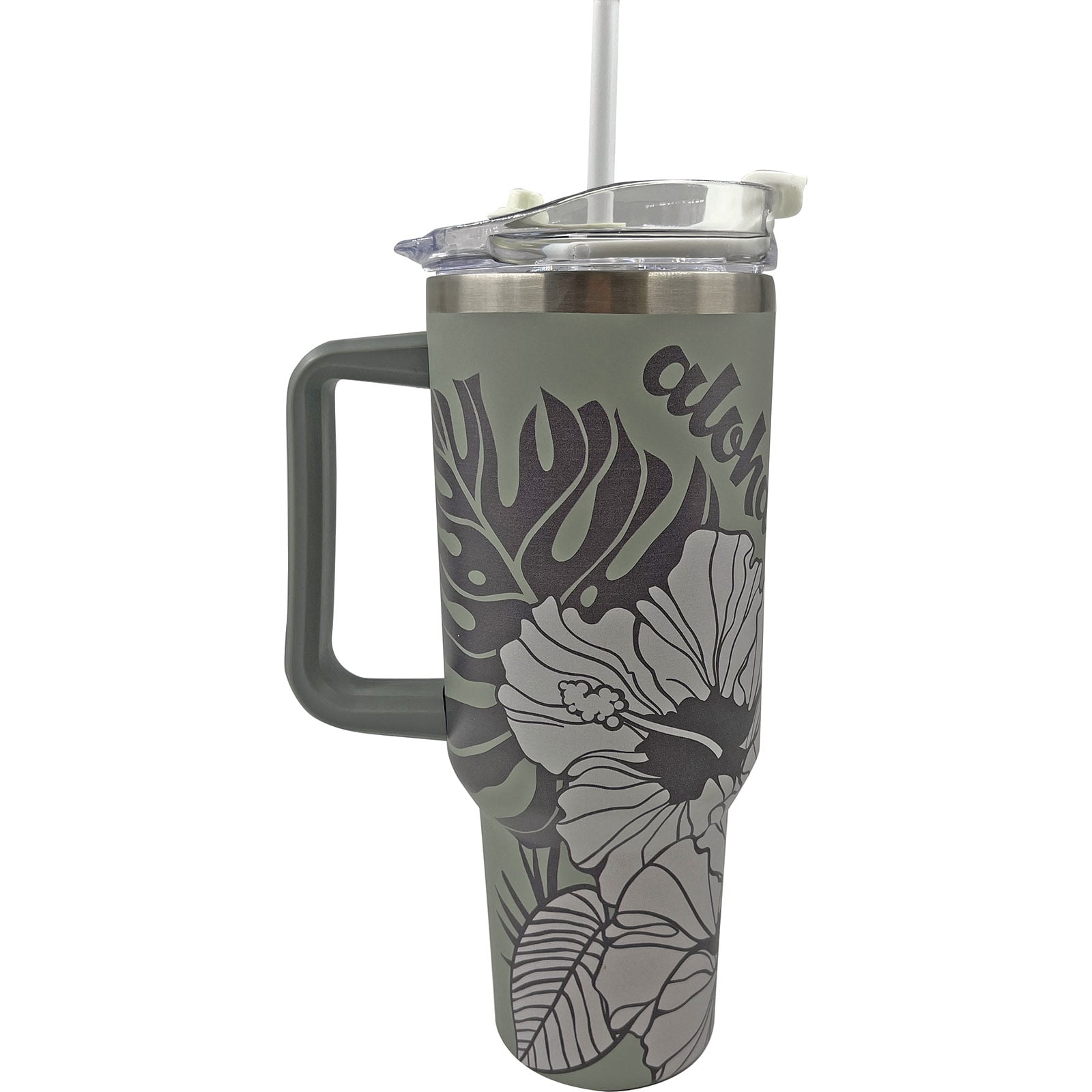 Natural HI Tumbler Kona Winds 40oz with Straw