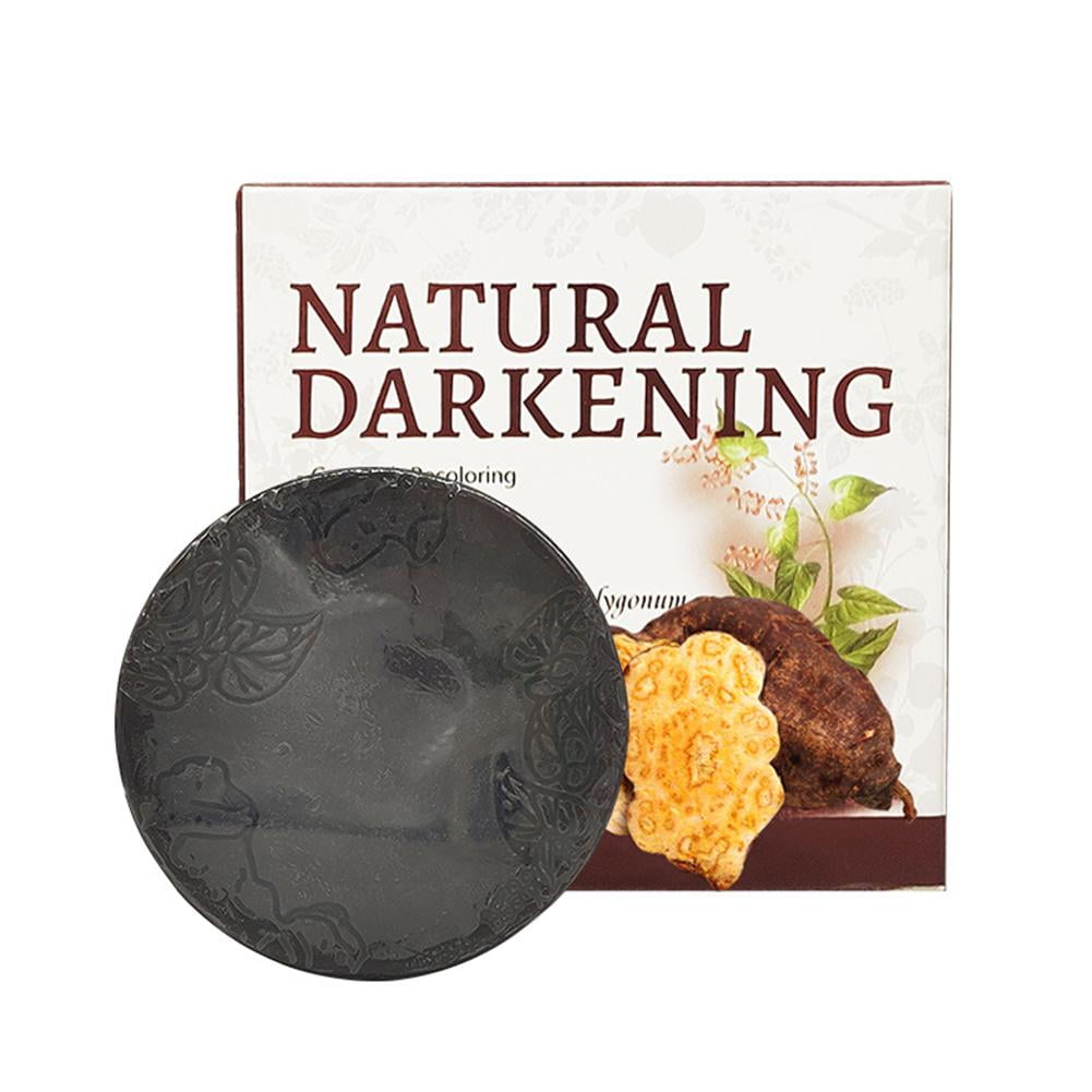 Natural Hair Darkening Shampoo Bar Polygonum Multiflorum Handmade Soap