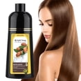 thumbnail interactive-video image 1 of Hair Dye Shampoo 3-in-1 with Natural Ingredients Semi-Permanent Gray Hair Coverage, Color Depositing Shampoo for Women & Men, Vegan, Ammonia-Free (Medium Brown), 1 of 6
