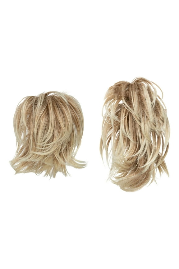 Natural Hair & Extensions Messy Bun Hair Piece With Bendable Wire Clip For Women 8 Inch Versatile Clip-In Ponytail Extension For Natural