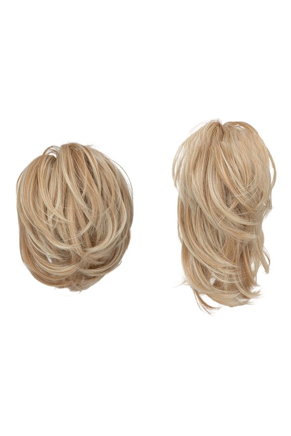 Natural Hair & Extensions Messy Bun Hair Piece with Bendable Wire 8 Inch Clip for Women - Easy Clip In Ponytail Extension for Secure Style and Natural