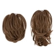 thumbnail image 1 of Natural Hair & Extensions Messy Bun Hair Piece with Bendable Wire for Women – Clip-In 8 Inch Ponytail Extension and Headpiece Versatile Updo Accessory, 1 of 7
