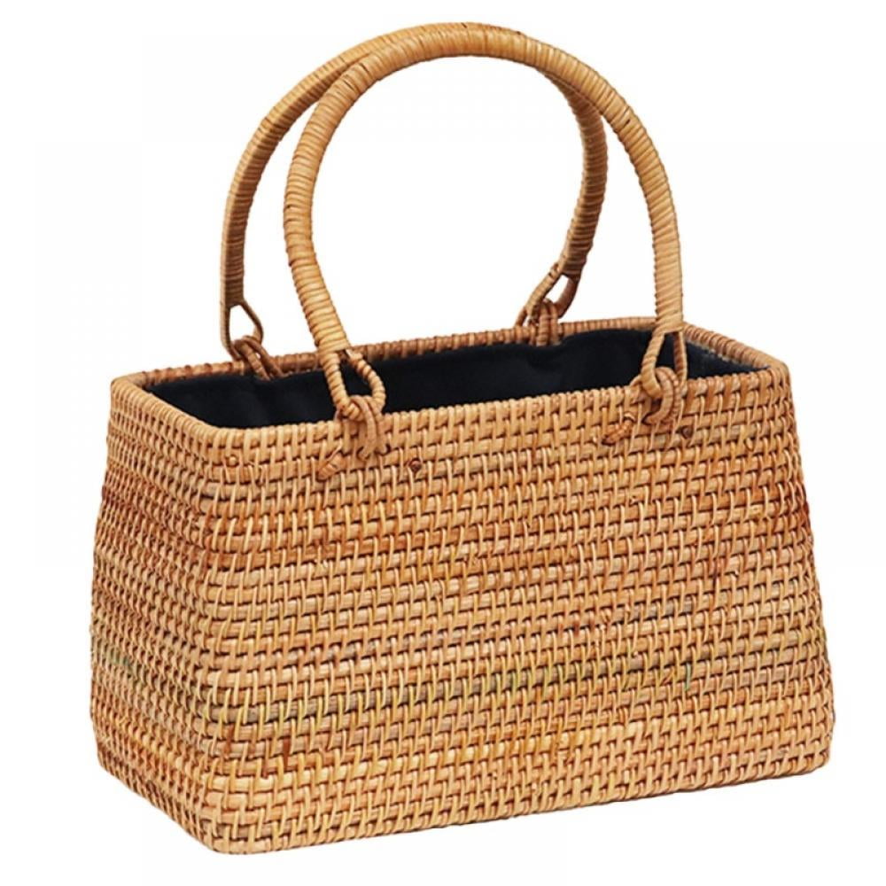 New Mini Round Women Straw Bag New Simple Personality Shoulder Bag