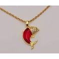 thumbnail image 1 of Natural Handmade Crystal Necklace Cute Fish Necklace Trendy necklace, 1 of 9